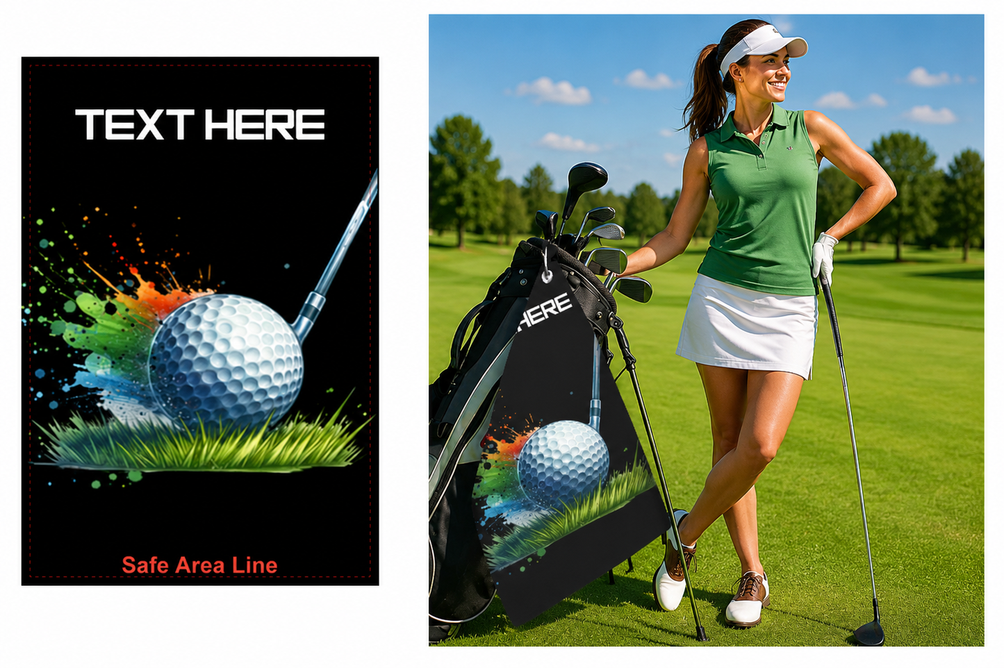 Custom Microfiber Golf Towels