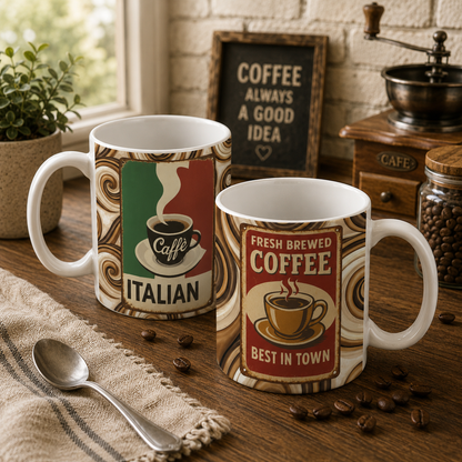 Ceramic Mugs 2pc