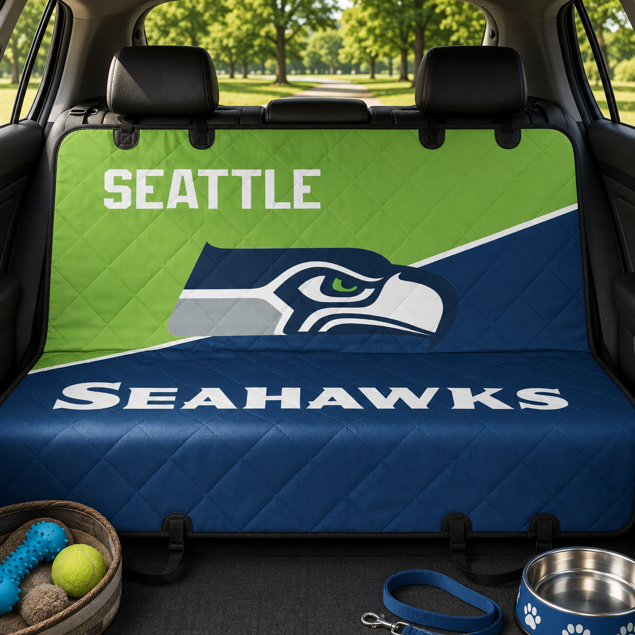 Custom Quilted Pet Seat Cover
