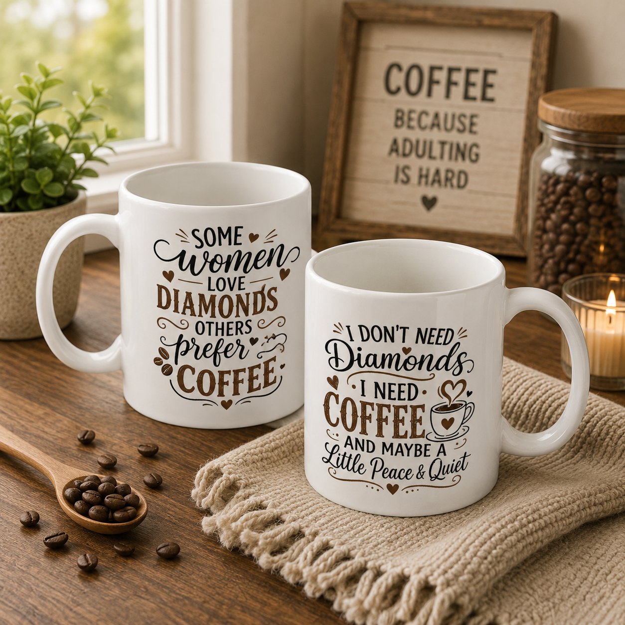 Ceramic Mugs 2pc