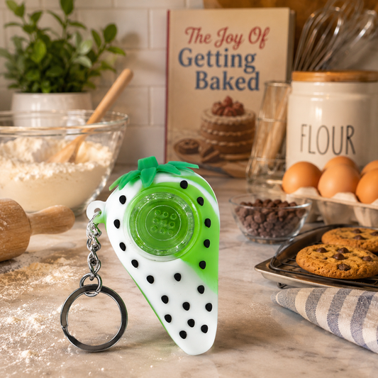 Useable -  A Real Baker's Strawberry Keychain