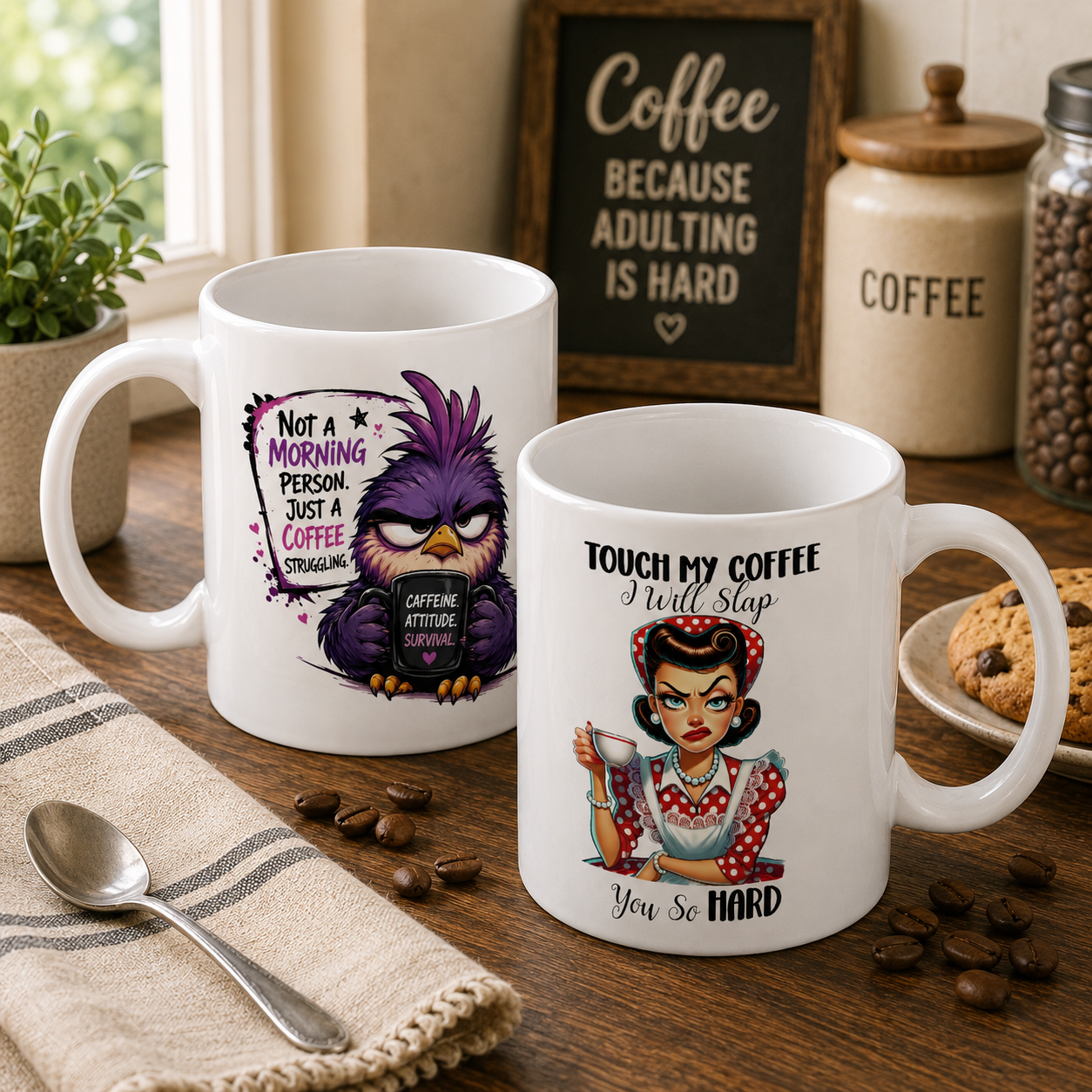 Ceramic Mugs 2pc