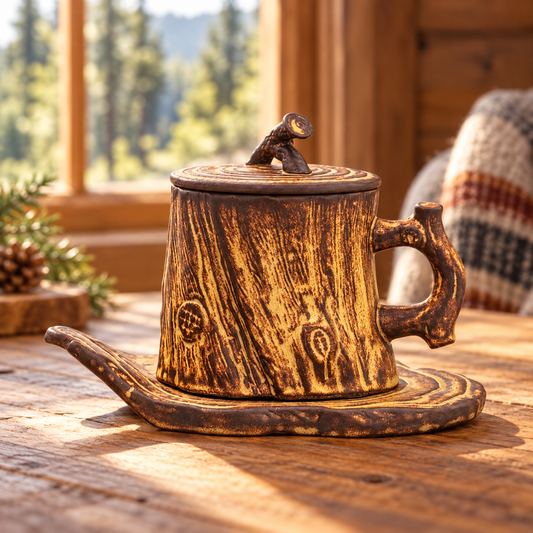 Stump Stoneware Coffee Mug