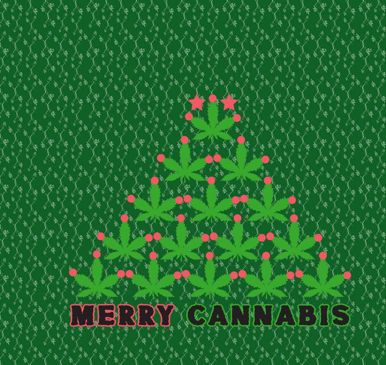 Wrapping Paper Weed Christmas Trees - Shop Jobie
