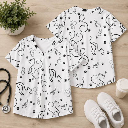 Designer Scrub Tops!