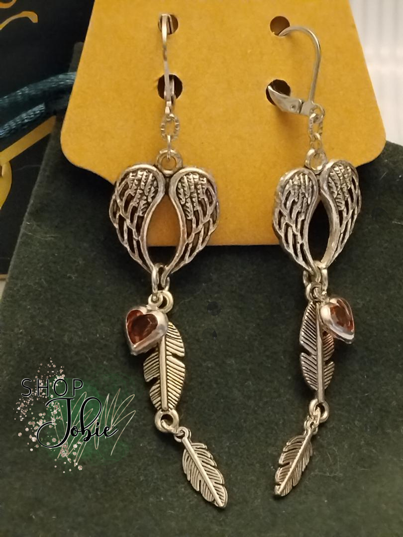 Wing Feather Earrings