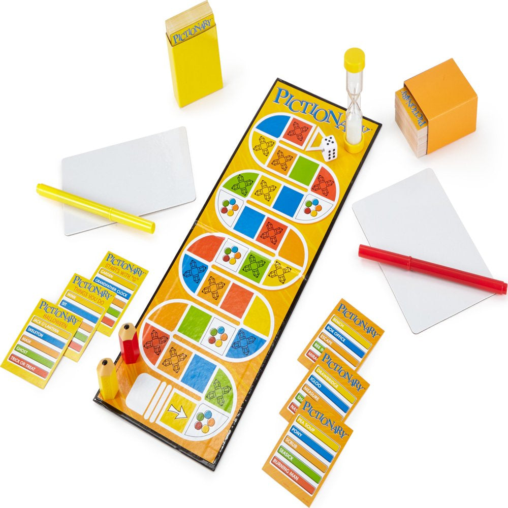 Board Game, Drawing Game for Kids, Adults & Game Night with Dry Erase Markers & Boards