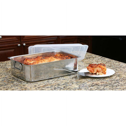 4-Piece Stainless Steel Roaster/Lasagna Pan