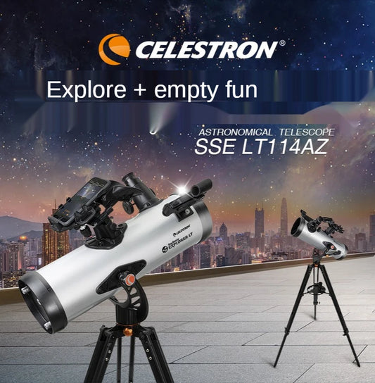 Professional Starsense Explorascope LT114AZ 114Mm Manual Newtonian Reflector High Powerful Astronomical Telescope